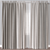 Luxury Curtain Set Render Export 3D model small image 1