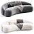 Modern Chic Julep Sofa Design 3D model small image 2