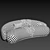 Modern Chic Julep Sofa Design 3D model small image 6
