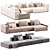 Sleek WESTSIDE Sofa: Poliform Elegance 3D model small image 1