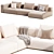 Sleek WESTSIDE Sofa: Poliform Elegance 3D model small image 2