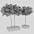 Urban Tree Bench Furniture 3D model small image 4