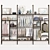 Wooden Wardrobe System Organizer 3D model small image 1