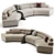 Luxury BAYREUTH Sofa - 3D Model 3D model small image 1