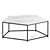 Elegant Marble Coffee Table 3D model small image 1