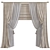 Refined Curtain Design 3D model small image 2