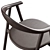 Bolia Swing Dining Chair UV-Mapped 3D model small image 5