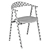 Bolia Swing Dining Chair UV-Mapped 3D model small image 6