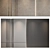 Modern Gypsum Wall Panel Set 3D model small image 2