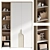 Custom-Made Memphis Wardrobe Cabinet 3D model small image 5