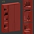 Custom-Made Memphis Wardrobe Cabinet 3D model small image 4