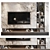 Modern TV Wall Shelf Organizer 3D model small image 1