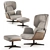 Luxury Comfort Armchair: Bonaldo OLOS 3D model small image 5