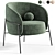 Elegant Rimo Armchair by Parladesign 3D model small image 1