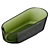 Emerald Green Resin Bathtub, Abber Kristall 3D model small image 3