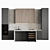Modern Kitchen Appliance Set 3D model small image 1
