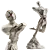 Stone Abstract Human Sculpture 3D model small image 3