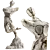 Stone Abstract Human Sculpture 3D model small image 4