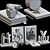 Decorative Set of 16 Items 3D model small image 6