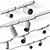 Sleek Aluminum Track-light Fixture 3D model small image 4