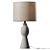 Elegant Brass Naomi Table Lamp 3D model small image 1