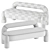 DOOQ MARLON Bench 3D model small image 3