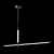 Sleek LED Pendant Lamp 3D model small image 2