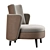 Ched Konyshev Armchair 3D model small image 2