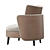 Ched Konyshev Armchair 3D model small image 4