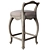 Luxurious Oak Astor Barstool 3D model small image 3