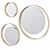 Sleek Carn Wall Mirror Set 3D model small image 1