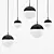 Modern Balo Pendant Light Fixture 3D model small image 1