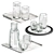 Modern Dishes Tableware Set Renderized 3D model small image 1