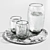 Modern Dishes Tableware Set Renderized 3D model small image 3