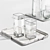 Modern Dishes Tableware Set Renderized 3D model small image 4