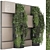 Vertical Wall Garden Set 1117 3D model small image 1