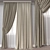 Versatile 3D Curtain Model. 3D model small image 1