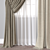 Versatile 3D Curtain Model. 3D model small image 3