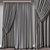 Versatile 3D Curtain Model. 3D model small image 4