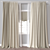 Modern Vray-Ready Curtain 3D Model 3D model small image 1