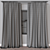 Modern Vray-Ready Curtain 3D Model 3D model small image 4