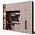 Custom Kids X-Shaped Wardrobe 3D model small image 7