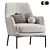 Stylish JOYCE Armchair Flexform 3D model small image 1