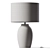 Elegant Concrete Table Lamp 3D model small image 2