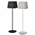 Modern Metal Floor Lamp Sweet 3D model small image 3