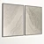 Plaster Duo Frame Set 589 3D model small image 6