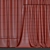 Refined Curtain Design Model 3D model small image 4