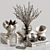 Elegant Decorative Set 107 3D model small image 3