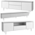 LUNA Drawer System Set 3D model small image 3