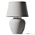 Elegant Stone Finish Table Lamp 3D model small image 2